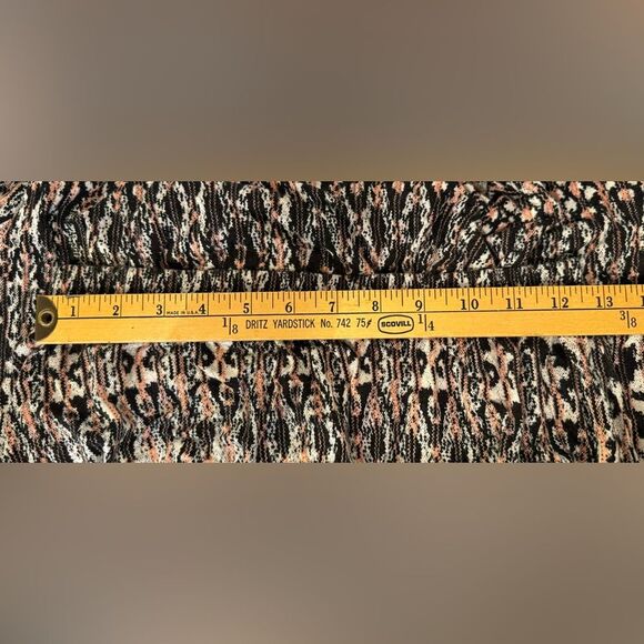 Joie by Anthropology Gamille Print‎ Maxi Skirt Boho Black Pink White Size XS - Picture 6 of 8